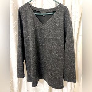 J JILL WHEREVER COLLECTION WOMENS TUNIC TOP SIZE L